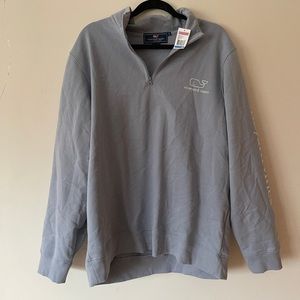 Gray Vineyard Vines Quarter Zip